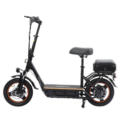 750W Commuting Electric Scooter 28MPH – 48V 18Ah Long Range, 14-Inch Pneumatic Tires, Rear Storage Box