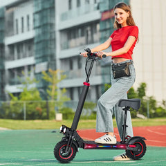 Teraysun High-Performance Portable Electric Scooter-35MPH Top Speed & 37-Mile Range | 1200W Power