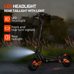 Ultimate Adventure E-Scooter: 6000W , 50MPH, 50mi Range | IPX5, Foldable Design