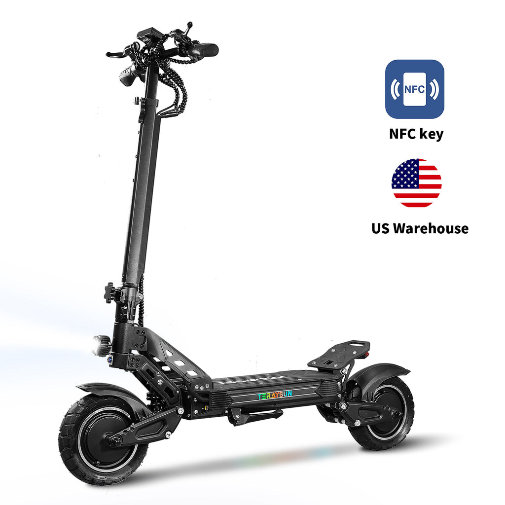 国産　SCOTER SCT TWIN 155cm MADE IN JAPAN Dual Motor Foldable Electric Scooter with Seat – 41mph Max Speed