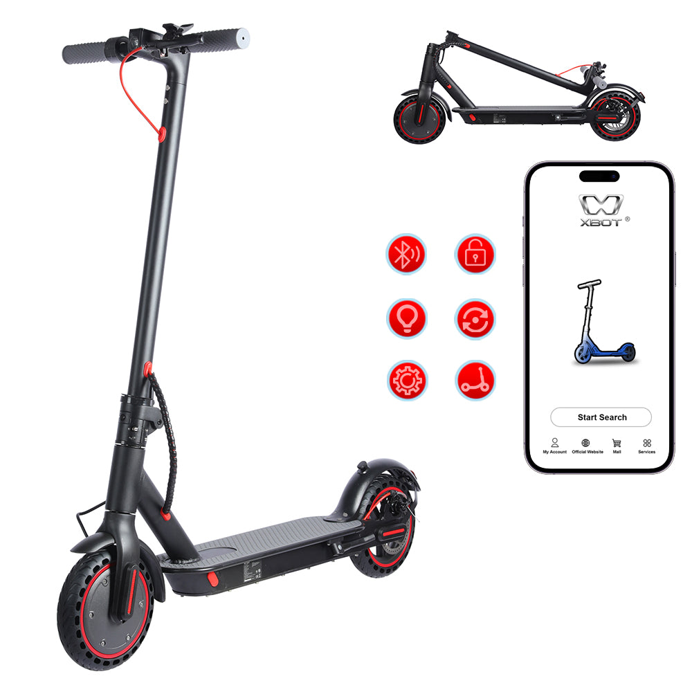 EFFORTLESS COMMUTE: 27.6-lb Portable Teraysun T03 E-Scooter - 21-Mile Range + Dual Brakes