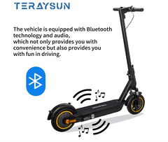 Teraysun 500W Folding E-Scooter - 22MPH, App Control & Long Range