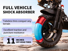 34MPH Max Speed Adult Electric Scooter with APP Control - 440LBS Load, Waterproof Basket, Anti-Theft Alarm & Foldable Design