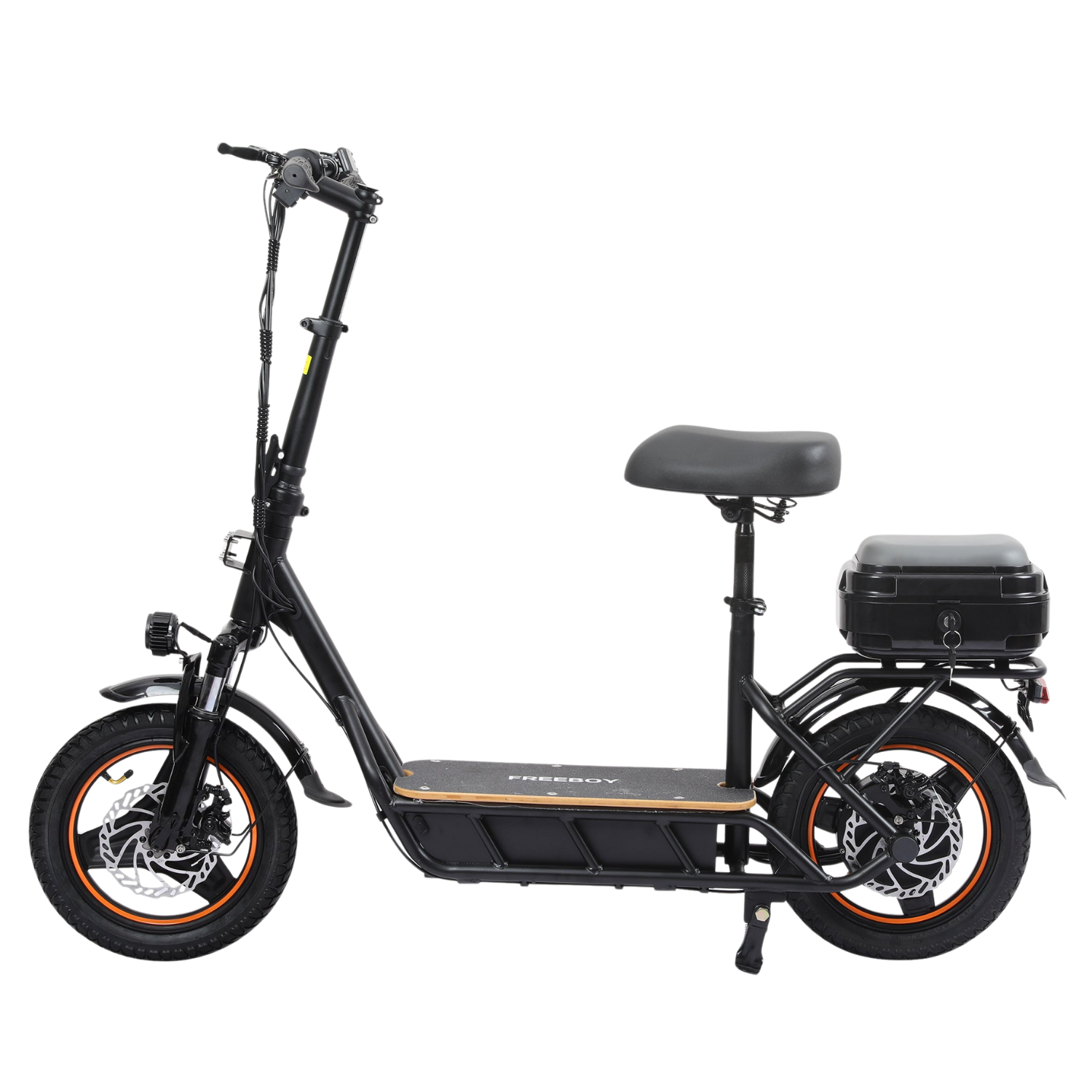 Commuter E-Scooter:750W 48V 18Ah, 28mph, Long Range & Storage Case