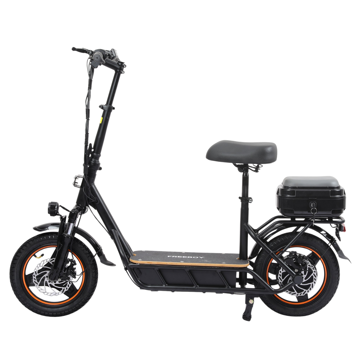 Commuter E-Scooter:750W 48V 18Ah, 28mph, Long Range & Storage Case