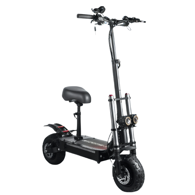 T11PLUS Dual 3000W Electric Scooter - 50mph, 55mi Range, Off-Road Tires