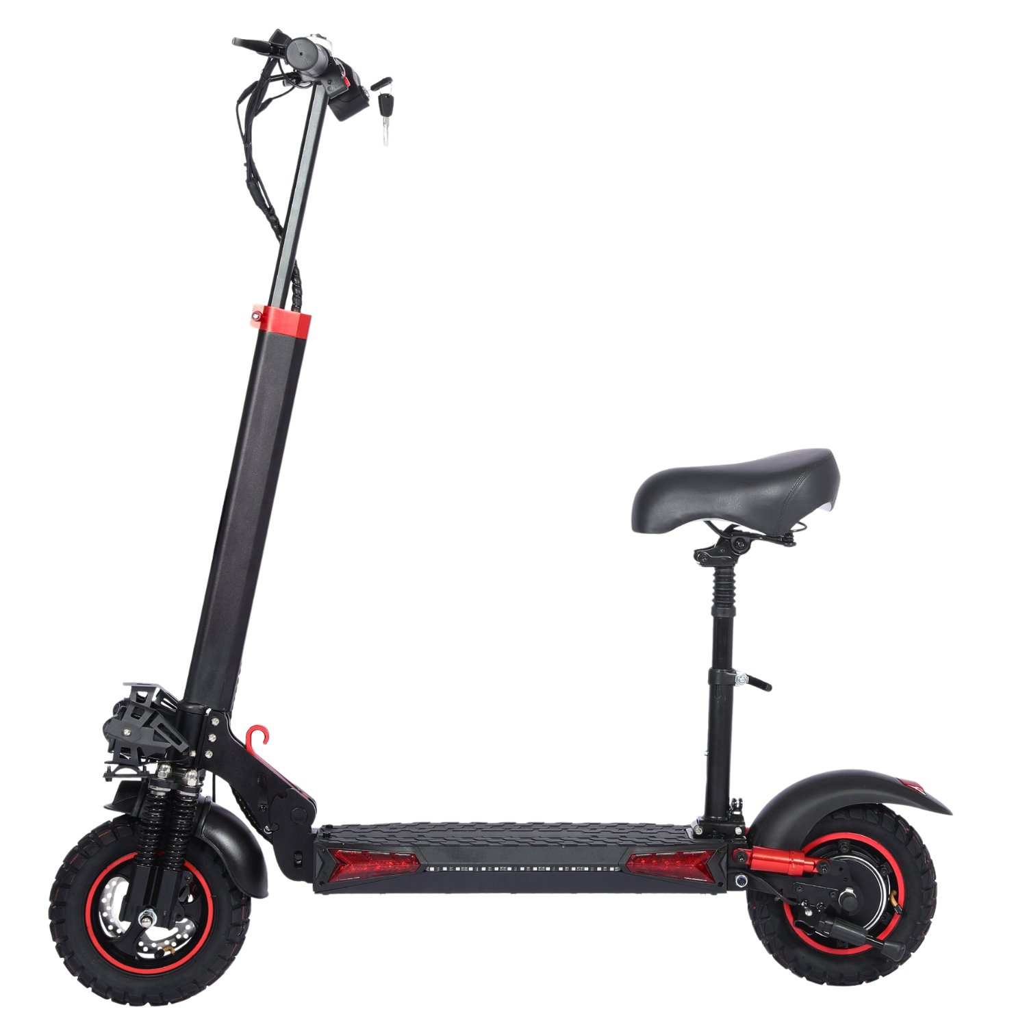 Commuter E-Scooter: 1200W Power | All-Terrain Tires | Safe Night Riding