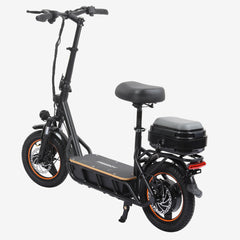 Commuter E-Scooter:750W 48V 18Ah, 28mph, Long Range & Storage Case