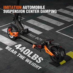 Ultimate Adventure E-Scooter: 6000W , 50MPH, 50mi Range | IPX5, Foldable Design