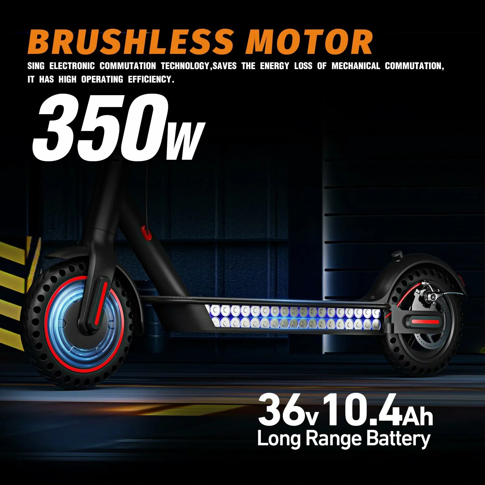 EFFORTLESS COMMUTE: 27.6-lb Portable Teraysun T03 E-Scooter - 21-Mile Range + Dual Brakes