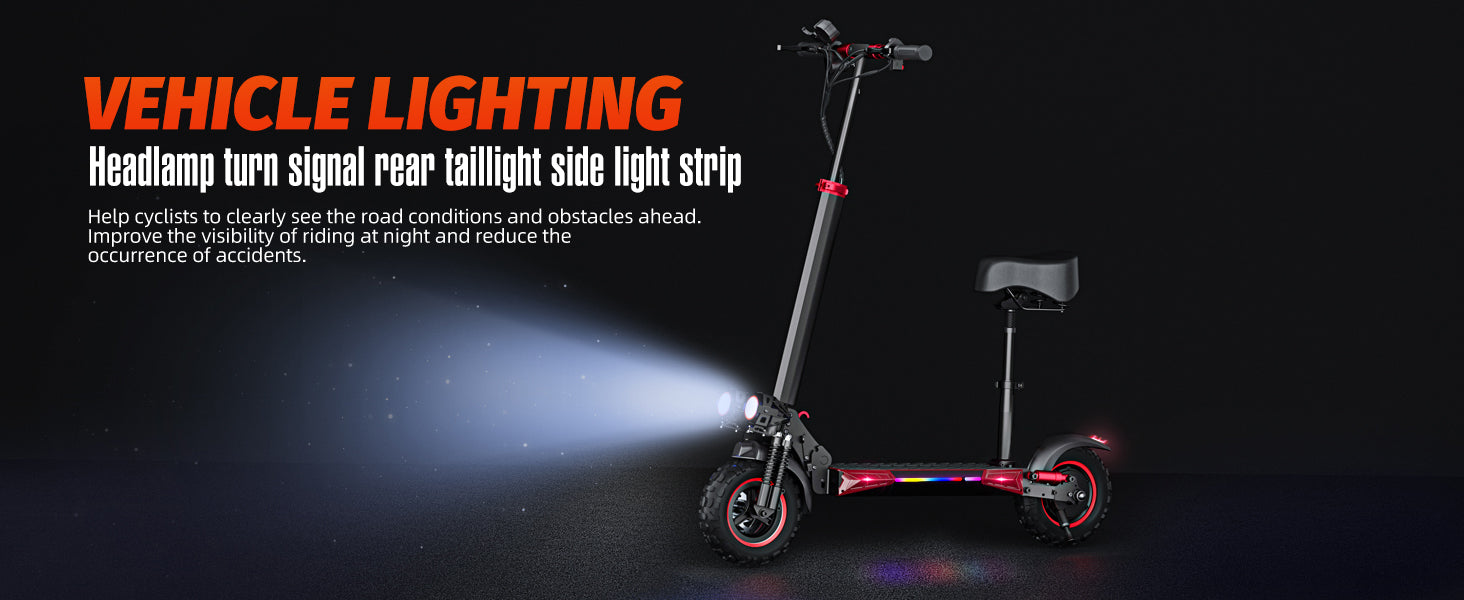 Teraysun High-Performance Portable Electric Scooter-35MPH Top Speed & 37-Mile Range | 1200W Power